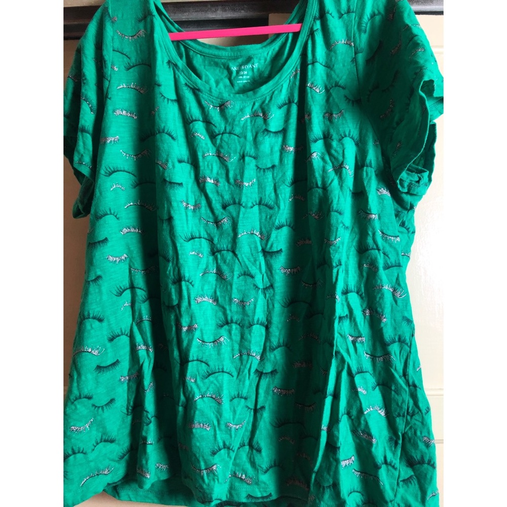 Eyelashes plus size top from lane Bryant